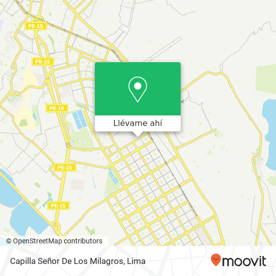 Mapa de Capilla Señor De Los Milagros