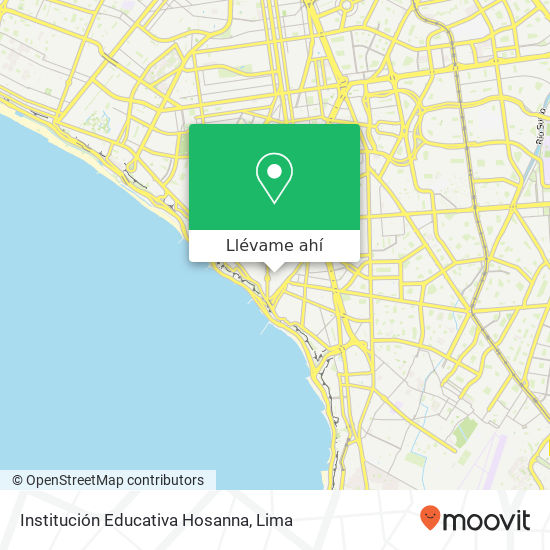 Mapa de Institución Educativa Hosanna
