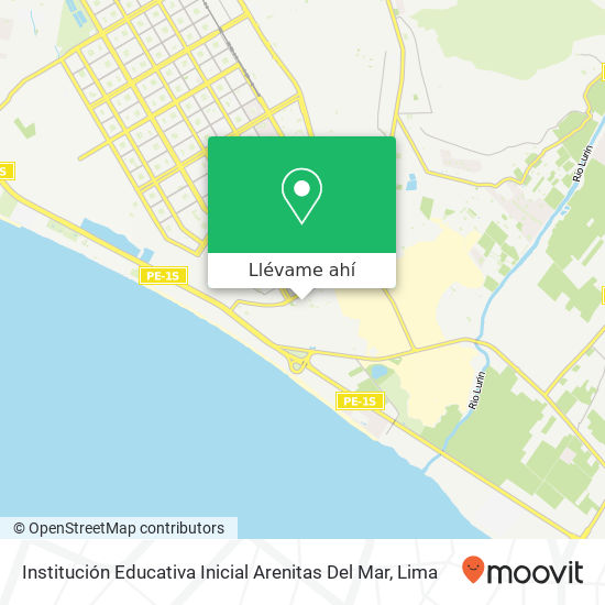 Mapa de Institución Educativa Inicial Arenitas Del Mar