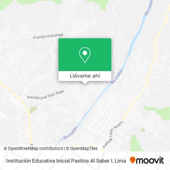 Mapa de Institución Educativa Inicial Pasitos Al Saber I