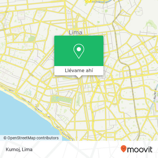 Mapa de Kumoj