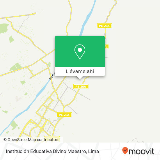 Mapa de Institución Educativa Divino Maestro
