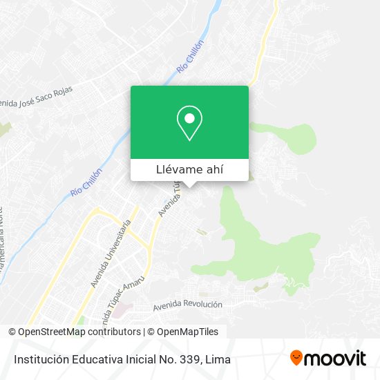 Mapa de Institución Educativa Inicial No. 339