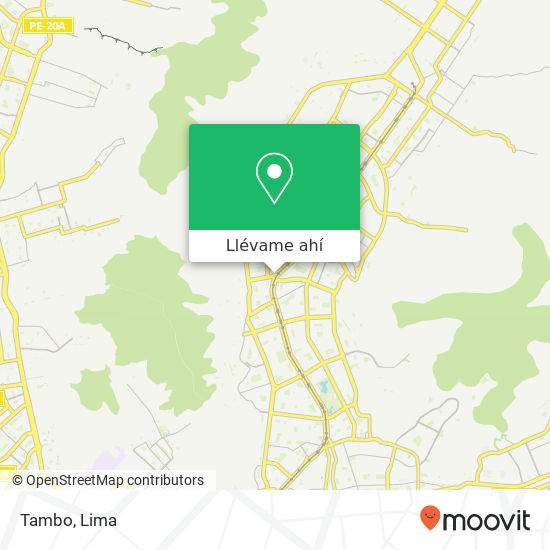 Mapa de Tambo