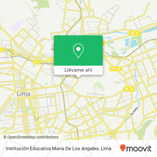 Mapa de Institución Educativa Maria De Los Angeles