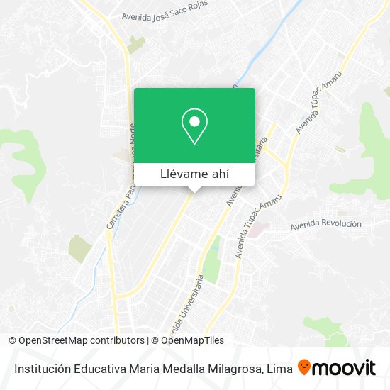 Mapa de Institución Educativa Maria Medalla Milagrosa
