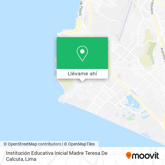 Mapa de Institución Educativa Inicial Madre Teresa De Calcuta