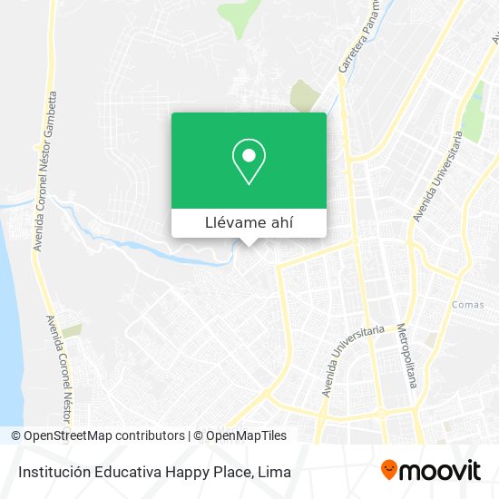 Mapa de Institución Educativa Happy Place