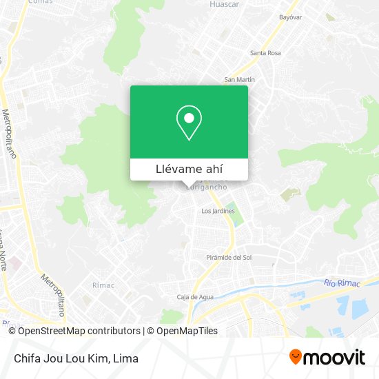 Mapa de Chifa Jou Lou Kim