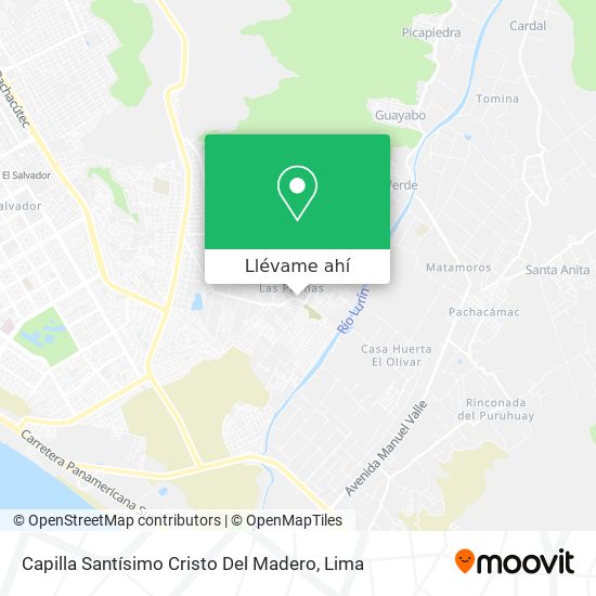 Mapa de Capilla Santísimo Cristo Del Madero