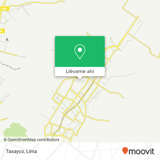 Mapa de Tasayco