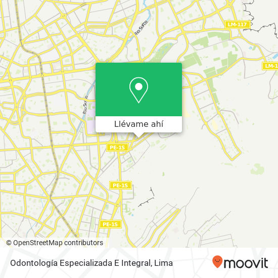 Mapa de Odontología Especializada E Integral