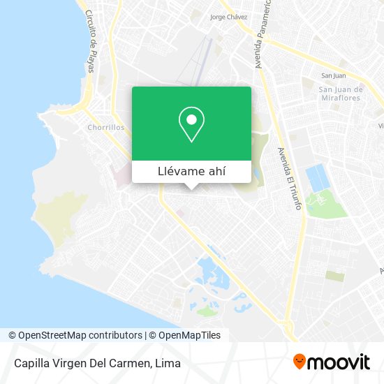 Mapa de Capilla Virgen Del Carmen