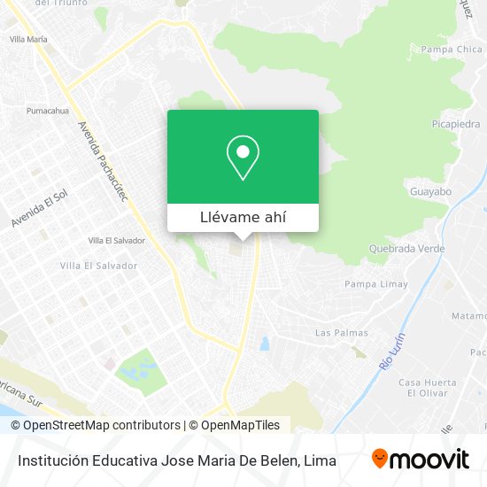 Mapa de Institución Educativa Jose Maria De Belen