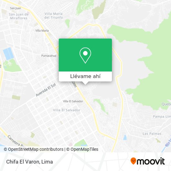 Mapa de Chifa El Varon