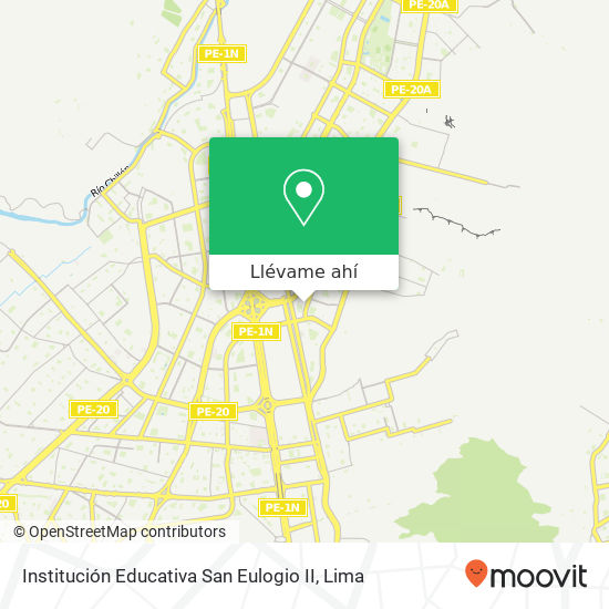 Mapa de Institución Educativa San Eulogio II