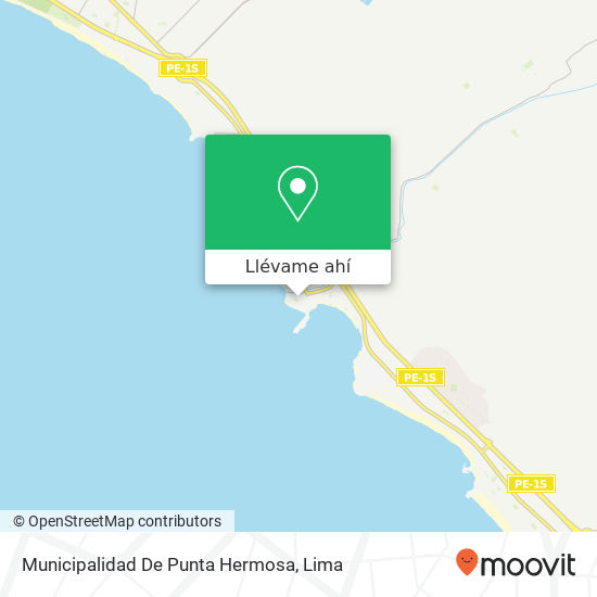 Mapa de Municipalidad De Punta Hermosa