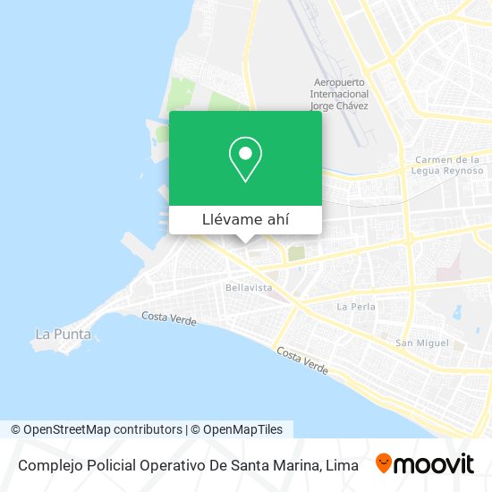 Mapa de Complejo Policial Operativo De Santa Marina