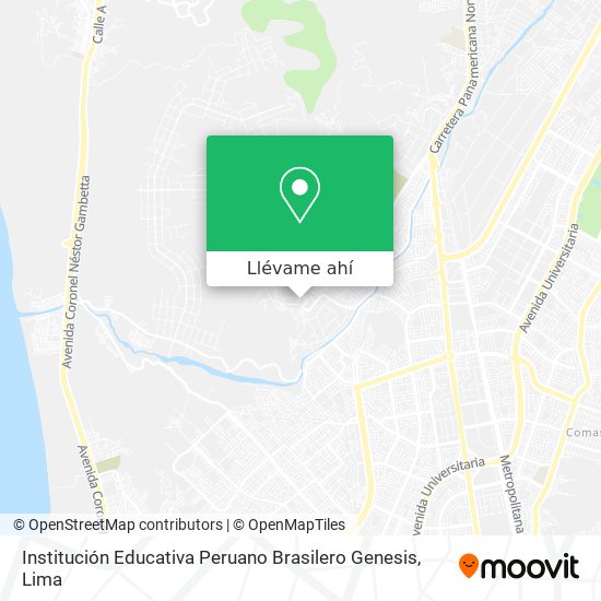 Mapa de Institución Educativa Peruano Brasilero Genesis