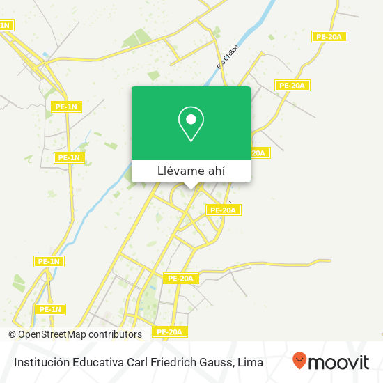 Mapa de Institución Educativa Carl Friedrich Gauss