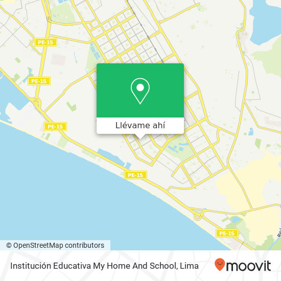Mapa de Institución Educativa My Home And School
