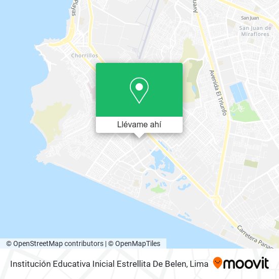 Mapa de Institución Educativa Inicial Estrellita De Belen