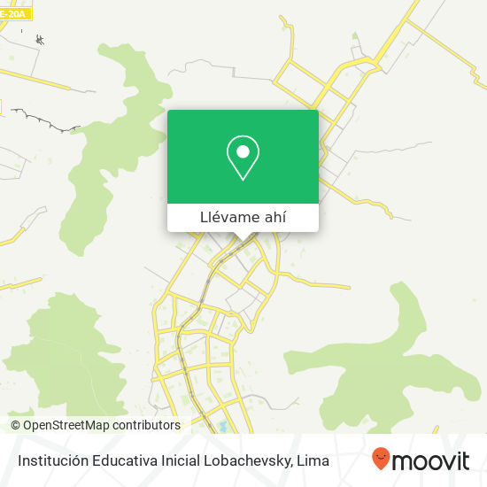 Mapa de Institución Educativa Inicial Lobachevsky