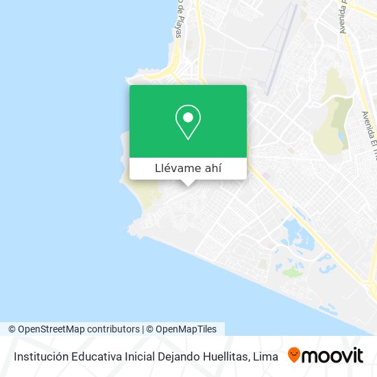 Mapa de Institución Educativa Inicial Dejando Huellitas