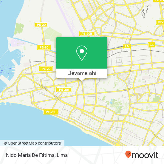 Mapa de Nido María De Fátima