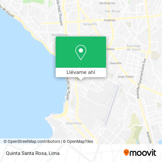 Mapa de Quinta Santa Rosa