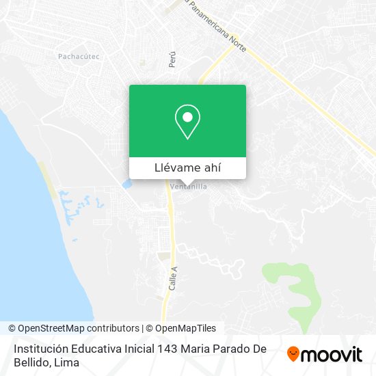 Mapa de Institución Educativa Inicial 143 Maria Parado De Bellido