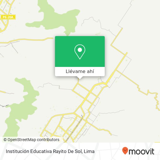 Mapa de Institución Educativa Rayito De Sol