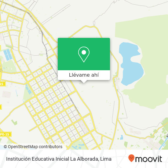 Mapa de Institución Educativa Inicial La Alborada