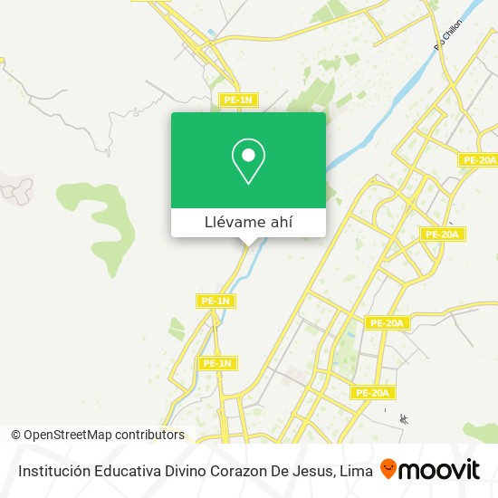 Mapa de Institución Educativa Divino Corazon De Jesus