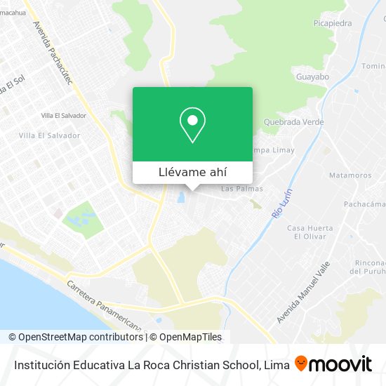 Mapa de Institución Educativa La Roca Christian School