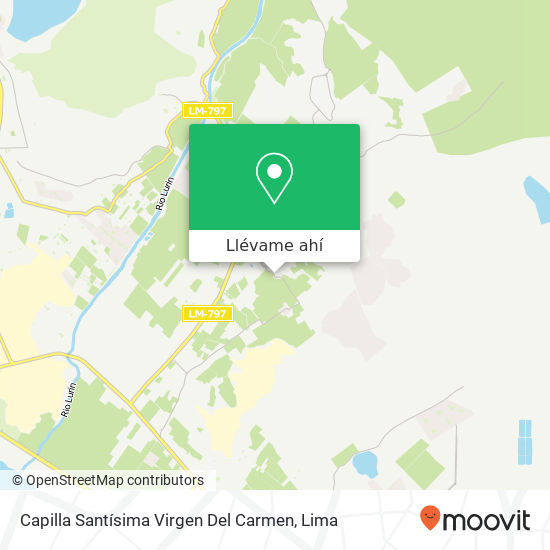 Mapa de Capilla Santísima Virgen Del Carmen