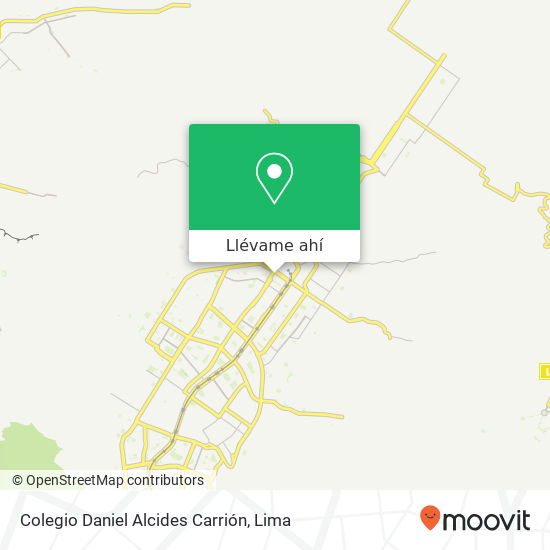 Mapa de Colegio Daniel Alcides Carrión