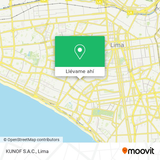 Mapa de KUNOF S.A.C.