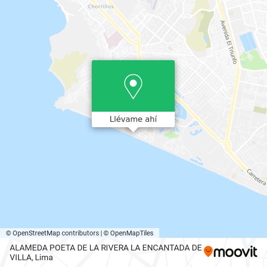 Mapa de ALAMEDA POETA DE LA RIVERA LA ENCANTADA DE VILLA