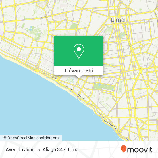 Mapa de Avenida Juan De Aliaga 347