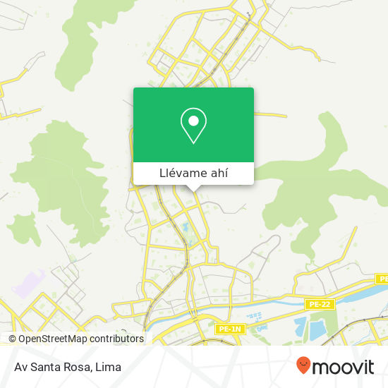 Mapa de Av  Santa Rosa