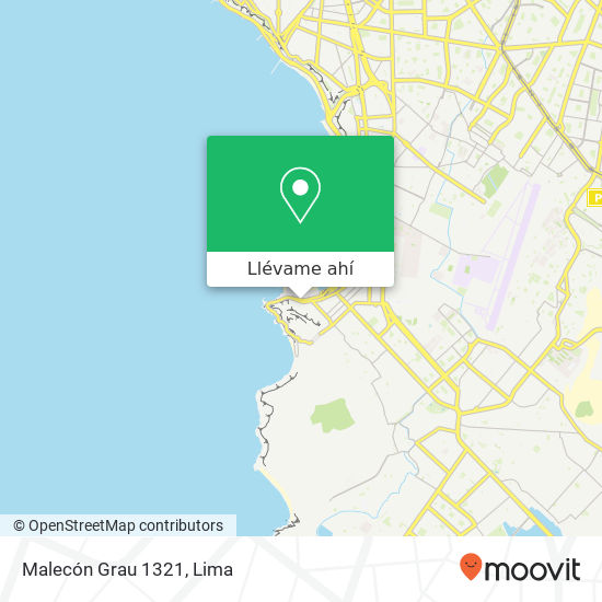 Mapa de Malecón Grau 1321