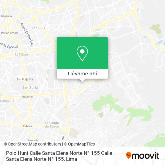 Mapa de Polo Hunt  Calle Santa Elena Norte Nº 155 Calle Santa Elena Norte Nº 155