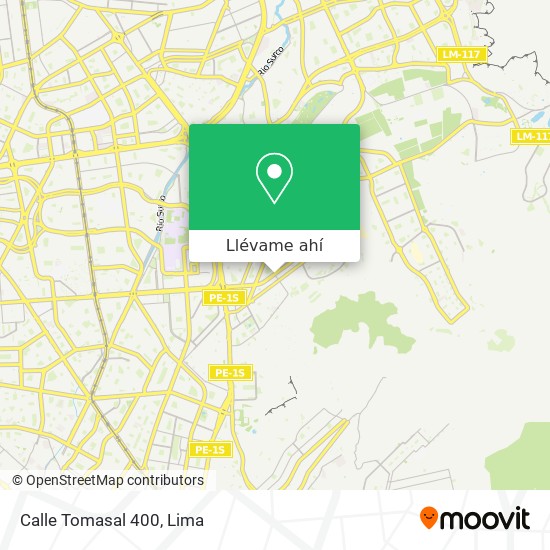 Mapa de Calle Tomasal 400