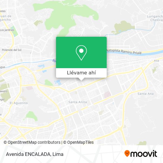 Mapa de Avenida ENCALADA
