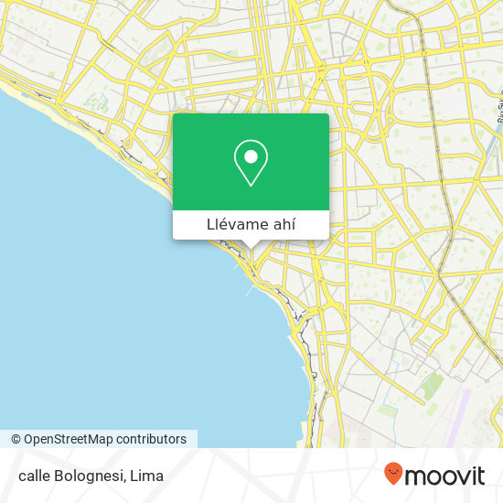 Mapa de calle  Bolognesi