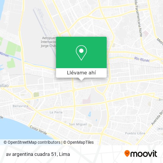 Mapa de av argentina cuadra 51