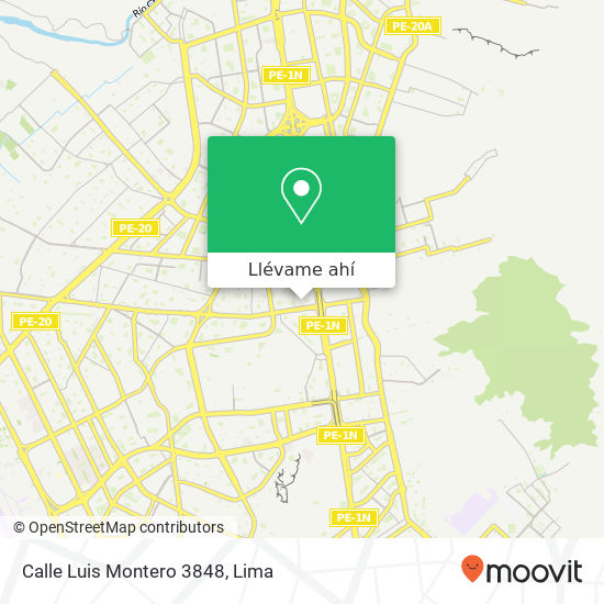 Mapa de Calle Luis Montero 3848
