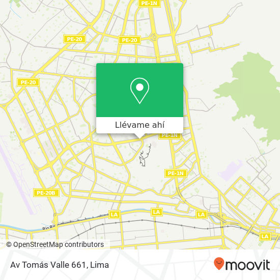 Mapa de Av  Tomás Valle 661