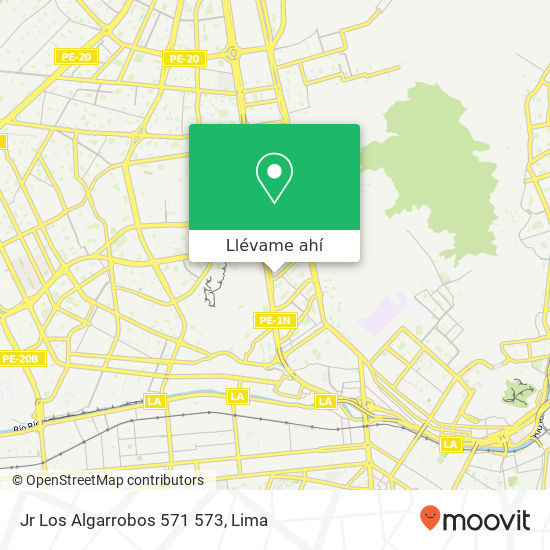 Mapa de Jr  Los Algarrobos  571  573